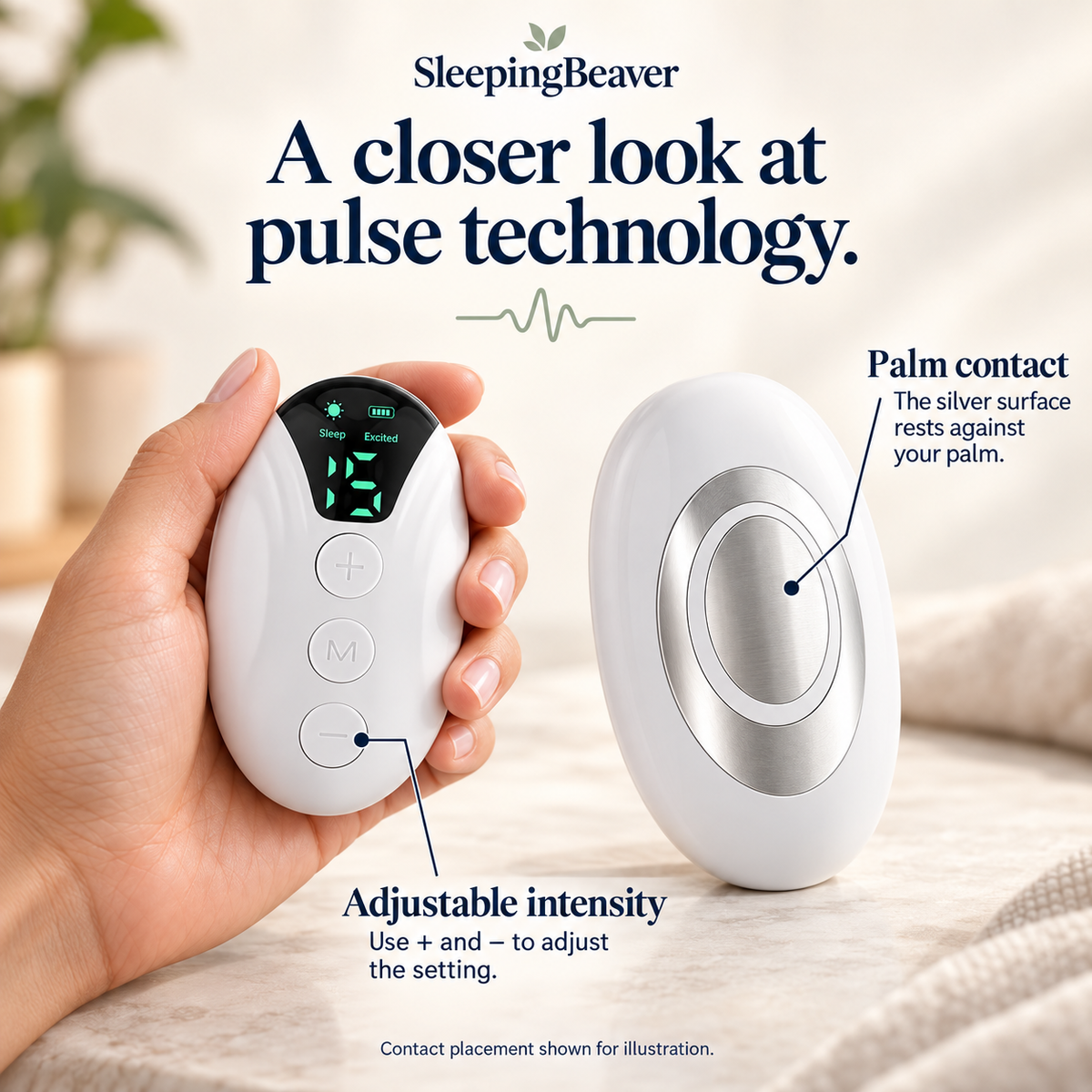 The NervCalm Pulse Device — 20-Level EMS Sleep Aid