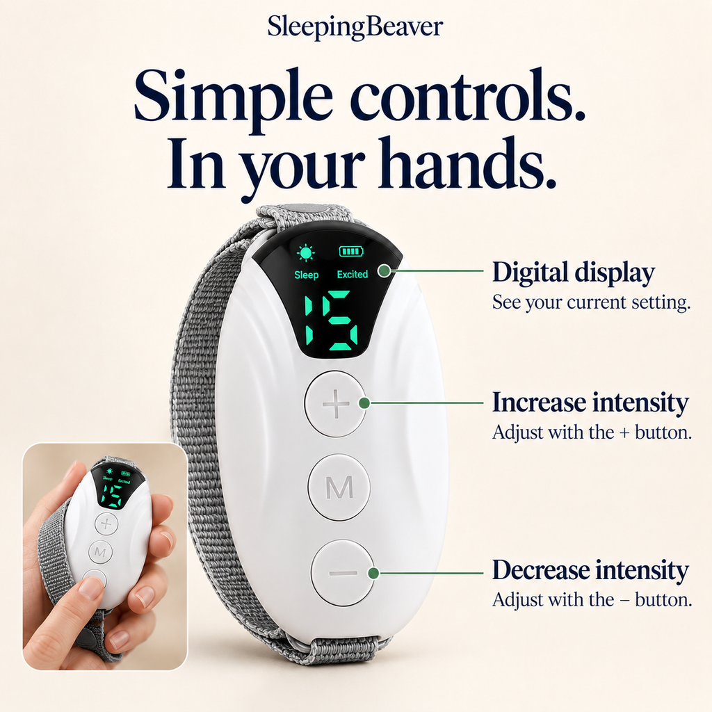 The NervCalm Pulse Device — 20-Level EMS Sleep Aid