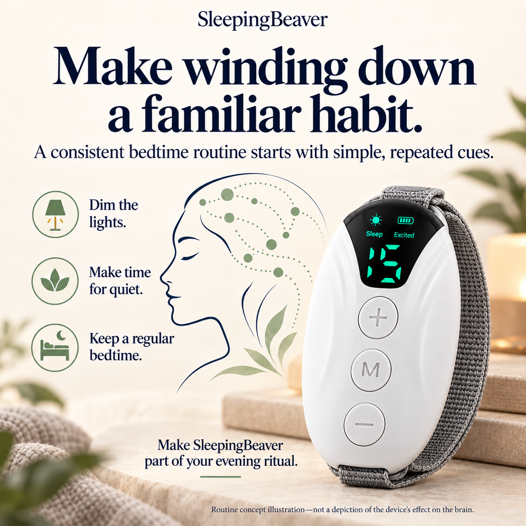 The NervCalm Pulse Device — 20-Level EMS Sleep Aid